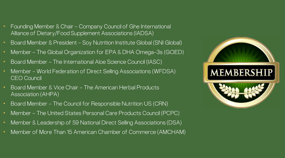 Herbalife Memberships and Affiliations