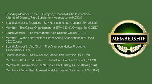 Herbalife Memberships and Affiliations