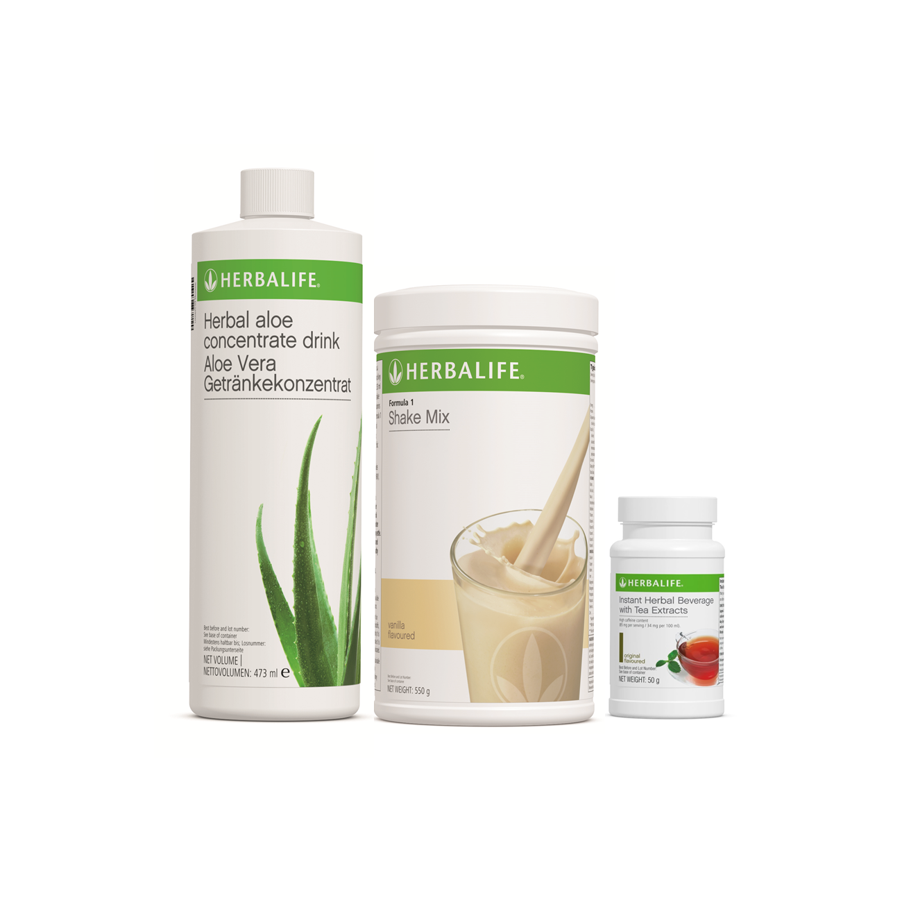 Herbalife Basic Breakfast four flavours (Vanilla, Strawberry, Cookies and Cream, Smooth Chocolate) for your Wellness