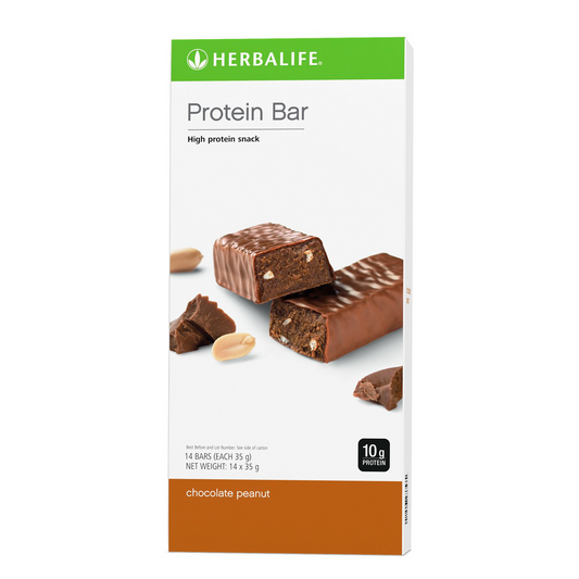 Chocolate Peanut 14 Protein bars per pack - Flavour: Chocolate Peanut 35g X 14 bars 1 Box