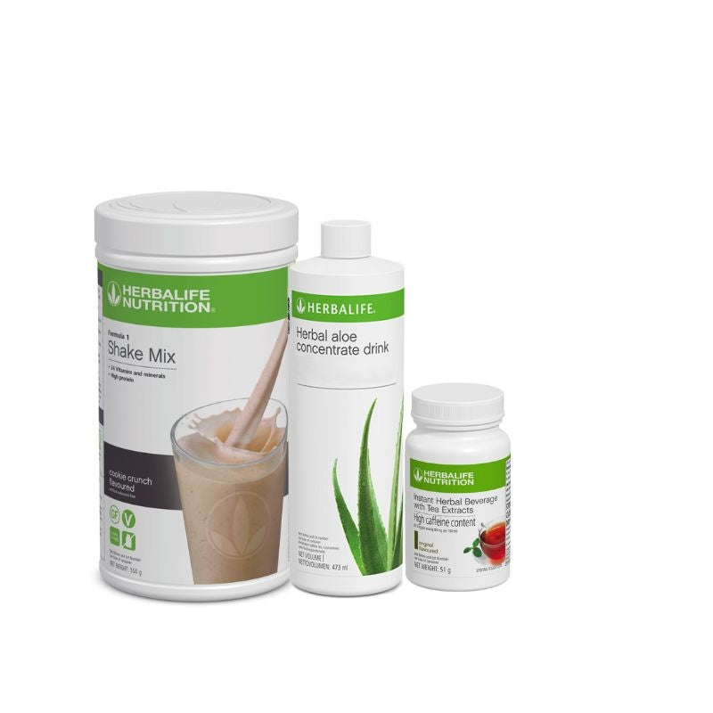 Herbalife Basic Breakfast four flavours (Vanilla, Strawberry, Cookies and Cream, Smooth Chocolate) for your Wellness