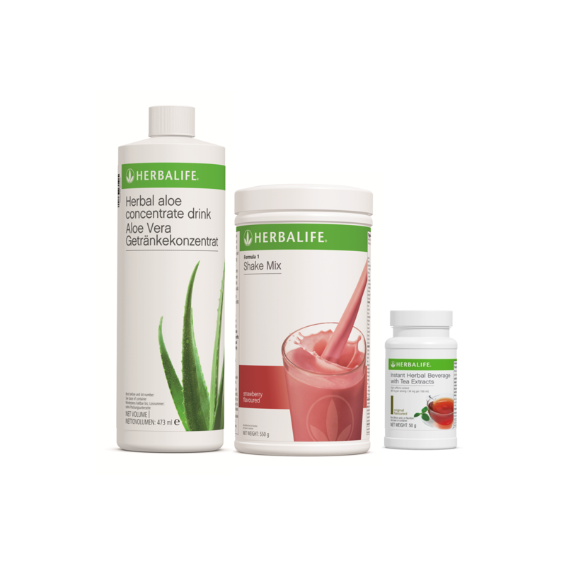 Herbalife Basic Breakfast four flavours (Vanilla, Strawberry, Cookies and Cream, Smooth Chocolate) for your Wellness