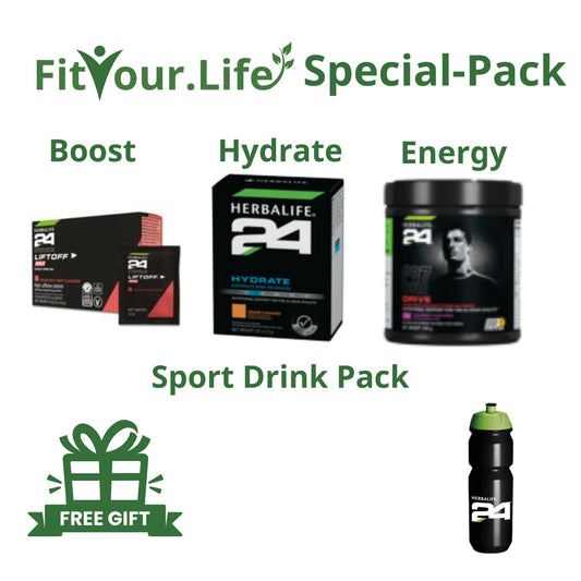 Herbalife Sport Boost Drink and  Energy - Hydrate - CR7 Drive - Lift Off Max - Special Pack