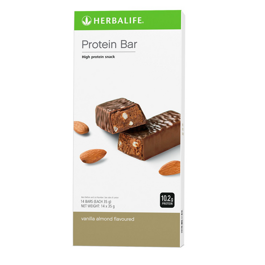 Chocolate Vanilla Almond 14 Protein bars per pack - Flavour: Vanilla Almond 35g X 14 bars 1 Box