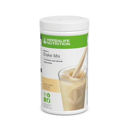 Herbalife Formula 1 Shake 550 g Canister (10 Flavour + Limited Edition and Soy Free)