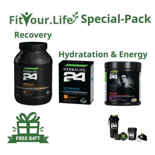 Herbalife Sport Drink & Recovery - Rebuild Strenght - Hydrate and CR7 Drive - Special Pack